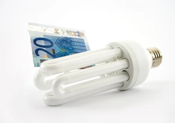 Hospodárné lampy — Stock fotografie