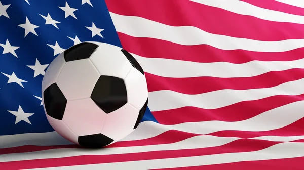 Piłka nożna, Stany Zjednoczone Ameryki — Zdjęcie stockowe