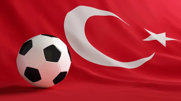 Piłka nożna Turcja — Zdjęcie stockowe