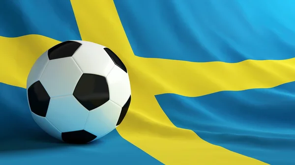 足球瑞典 — 图库照片