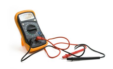 Tool multimeter on a white background clipart