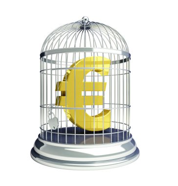bir kafes kuşları için Euro