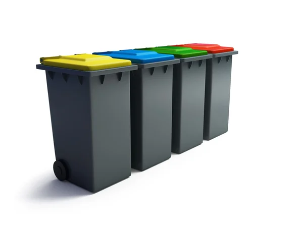 Basket utilization of garbage — Stock Photo, Image