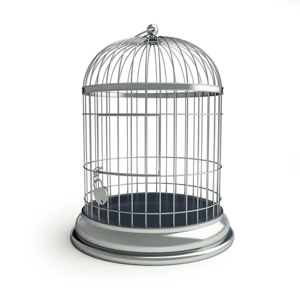 笼子里的鸟 — 图库照片