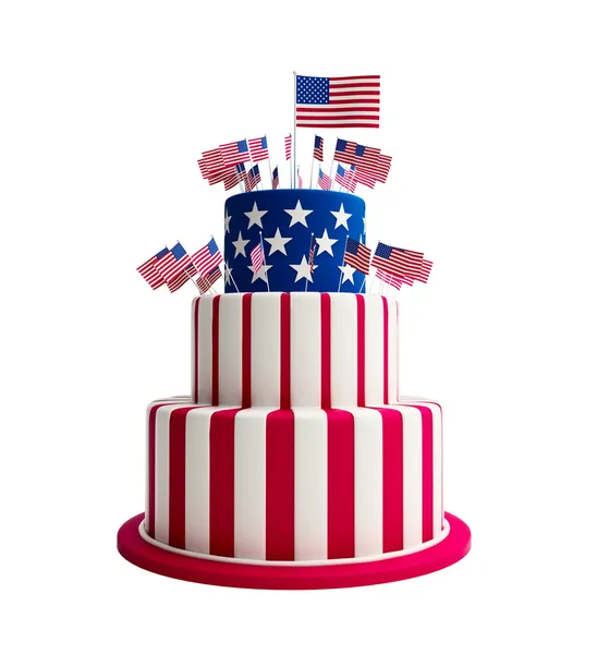 Торт США — стоковое фото