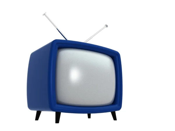 Velha TV chalada 3D — Fotografia de Stock