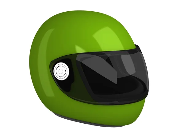 Capacete Moto chalé 3D — Fotografia de Stock