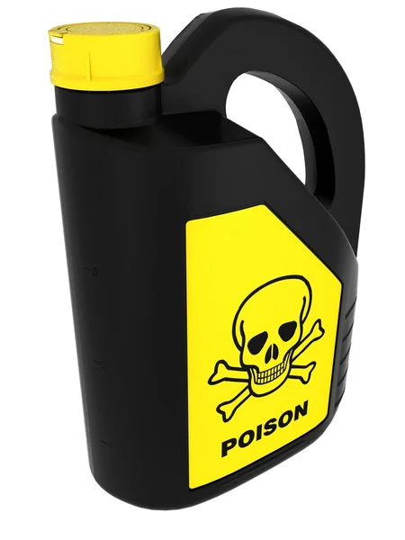 stock image Toxic! Poison can