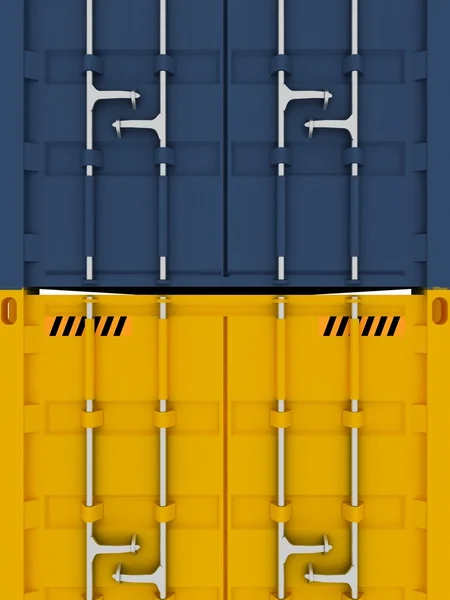 Recipientes de carga — Fotografia de Stock