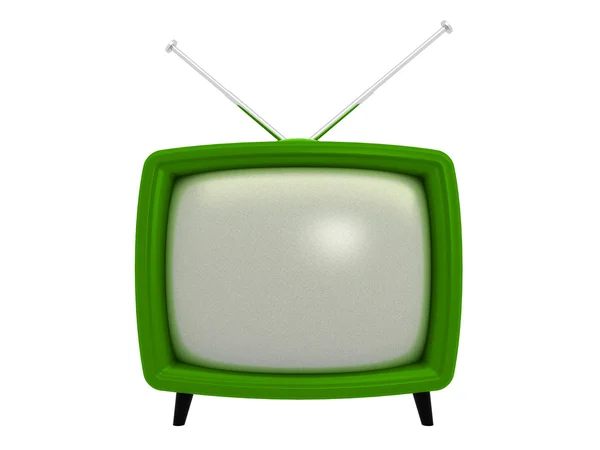 Старе телебачення | 3D — стокове фото