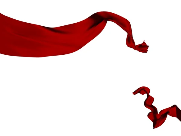 Резная красная лента — стоковое фото