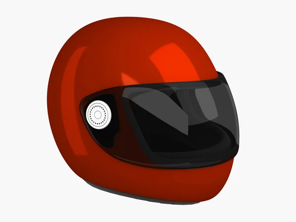 Moto Helmet в 3D — стоковое фото