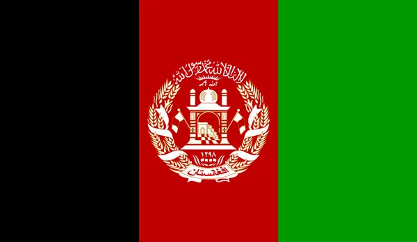 Flaga Afganistanu — Wektor stockowy