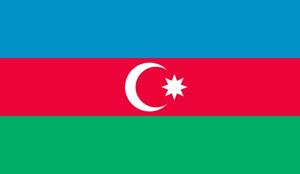 Azerbaïdjan Drapeau — Image vectorielle
