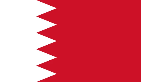 Bahrain Flag — Stock Vector