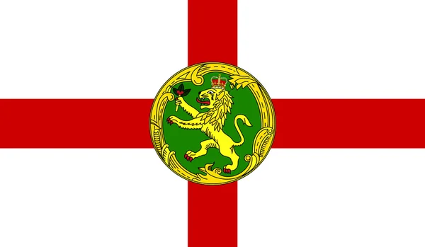 Bandeira de Alderney — Vetor de Stock