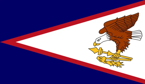 Bandera de Samoa Americana — Archivo Imágenes Vectoriales