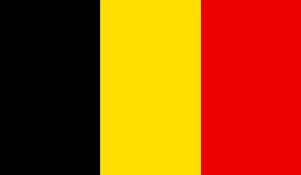Bandiera Belgio — Vettoriale Stock