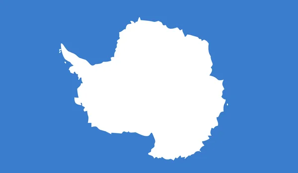 Antarktis flagga — Stock vektor