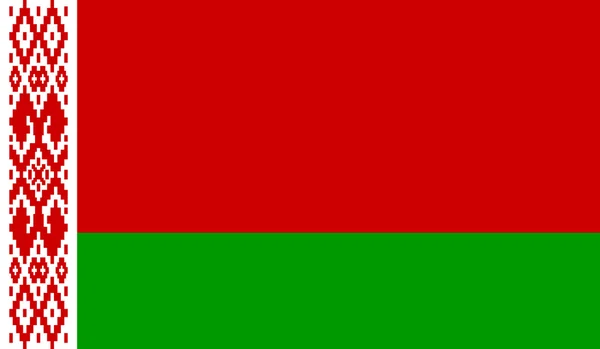 Weißrussland-Flagge — Stockvektor