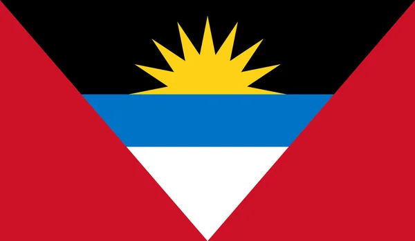 Σημαία Αντίγκουα και Μπαρμπούντα — Διανυσματικό Αρχείο