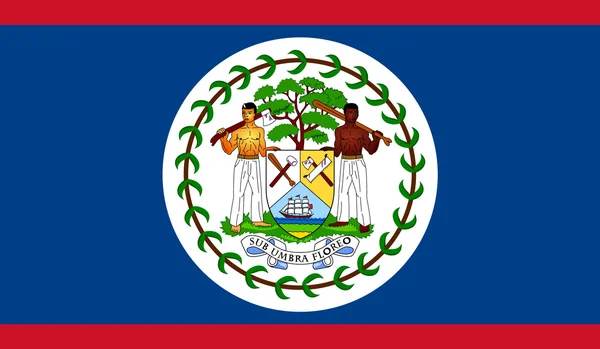 Flaga Belize — Wektor stockowy