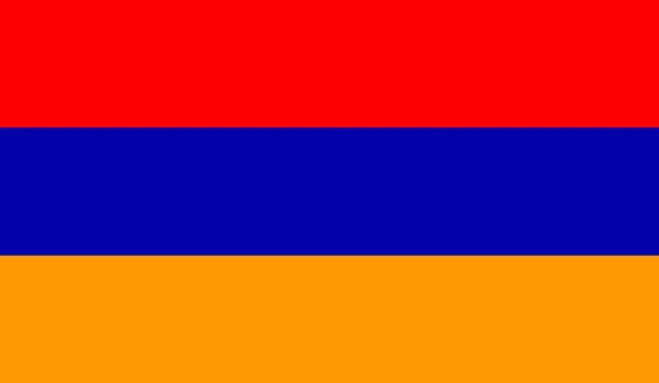 Bandera de Armenia — Vector de stock