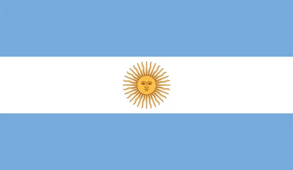 아르헨티나 국기 — 스톡 벡터