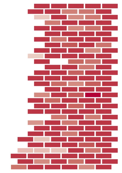 Cihlová zeď — Stockový vektor