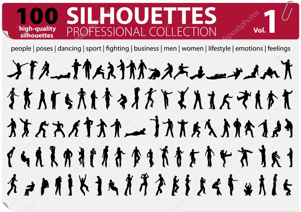 100 Silhouettes Collection Vol. 1