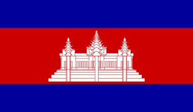 Cambodia Flag clipart