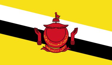 Brunei Flag clipart