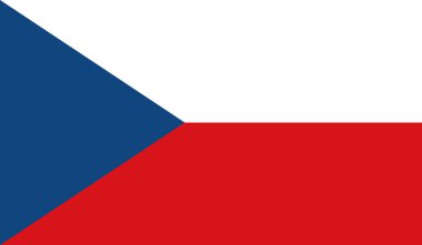 Czech Republic Flag clipart