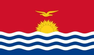 Kiribati Flag clipart