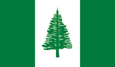 Norfolk Island Flag clipart