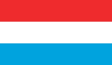 Luxembourg Flag clipart