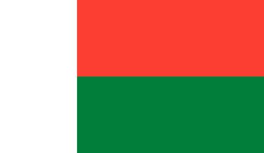 Madagascar Flag clipart