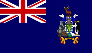 South Georgia and Sandwich Islands Flag clipart