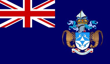 Tristan da Cunha Flag clipart