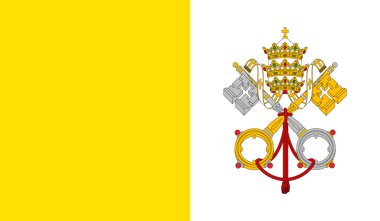 Vatican City (Holy See) Flag clipart