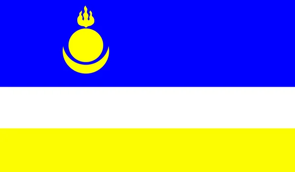 Buryatia Flag — Stock Vector