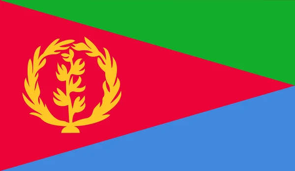 Eritre bayrağı — Stok Vektör