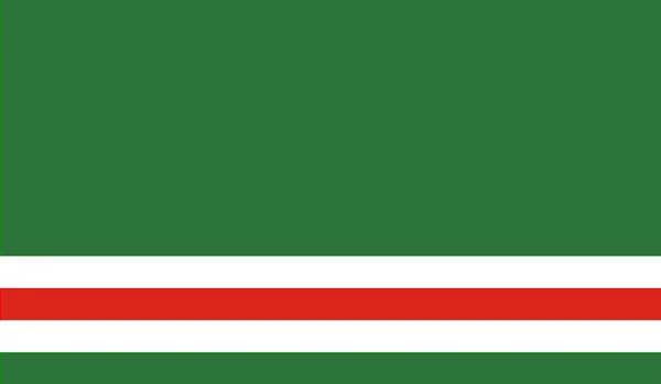 Tschetschenische Republik der ichkeria Flagge — Stockvektor