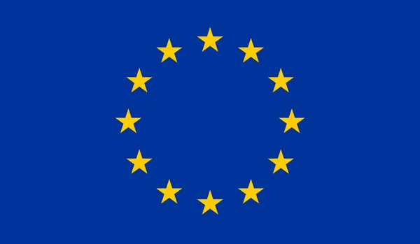 Drapeau de l'Union européenne — Image vectorielle