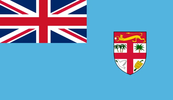 Fidschi-Flagge — Stockvektor