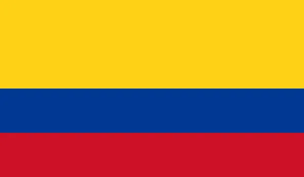 Bandeira da Colômbia — Vetor de Stock