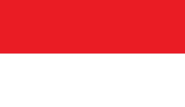 Monaco Flag — Stock Vector