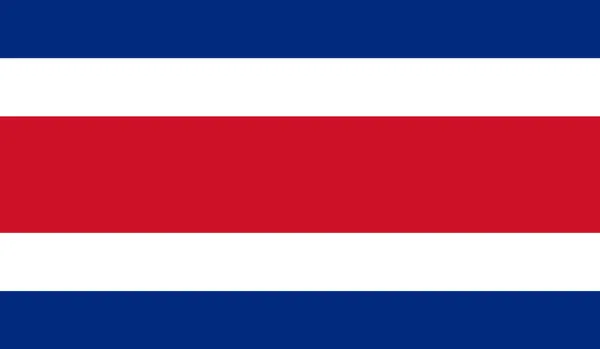 Kosta Rika bayrağı — Stok Vektör