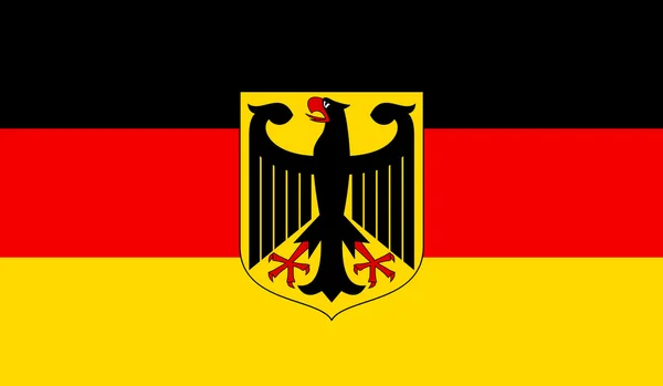 Σημαία της Γερμανίας — Διανυσματικό Αρχείο