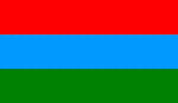 Flaga Karelii — Wektor stockowy